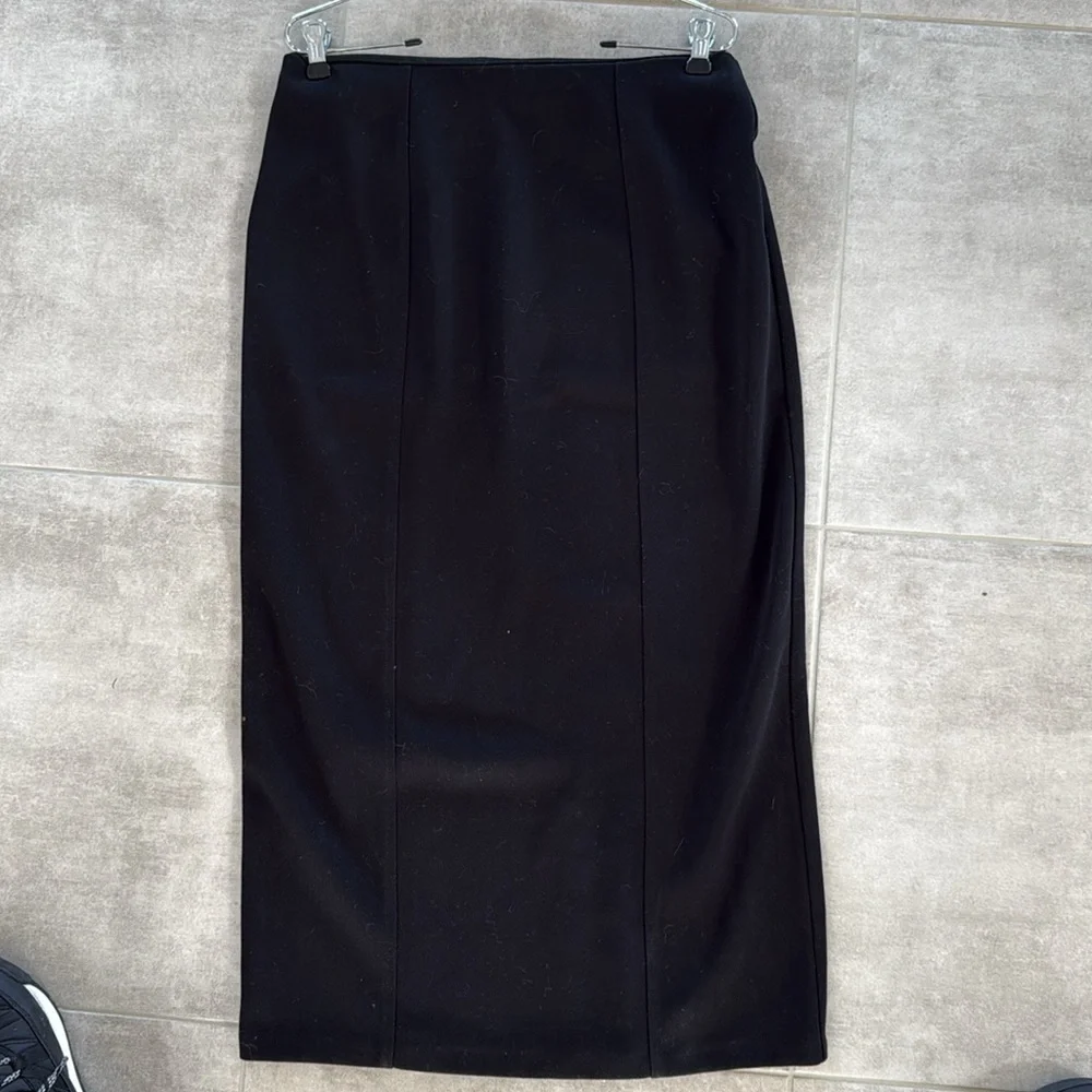 Vintage Old Navy Clothing Co. Women's Black Polyester/Rayon Pencil Skirt - 10 - Picture 7 of 10